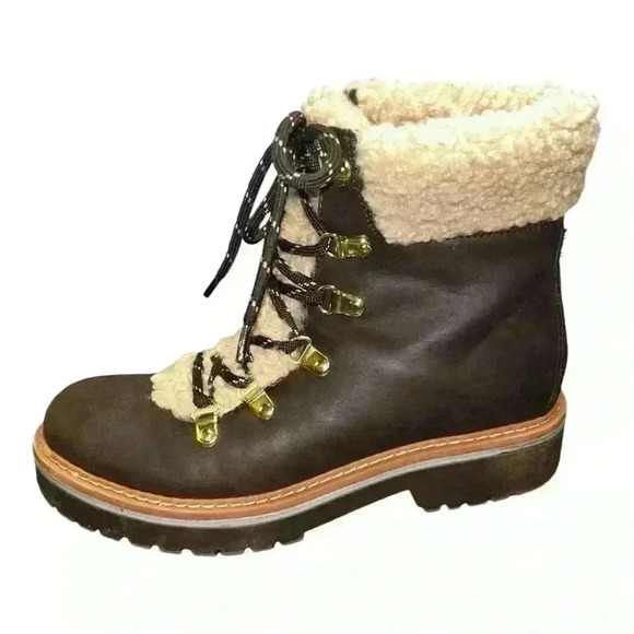 Tommy Hilfiger Ron2 Women Hiking/Winter Boots color brown | size 6M | pre-loved - Picture 1 of 7